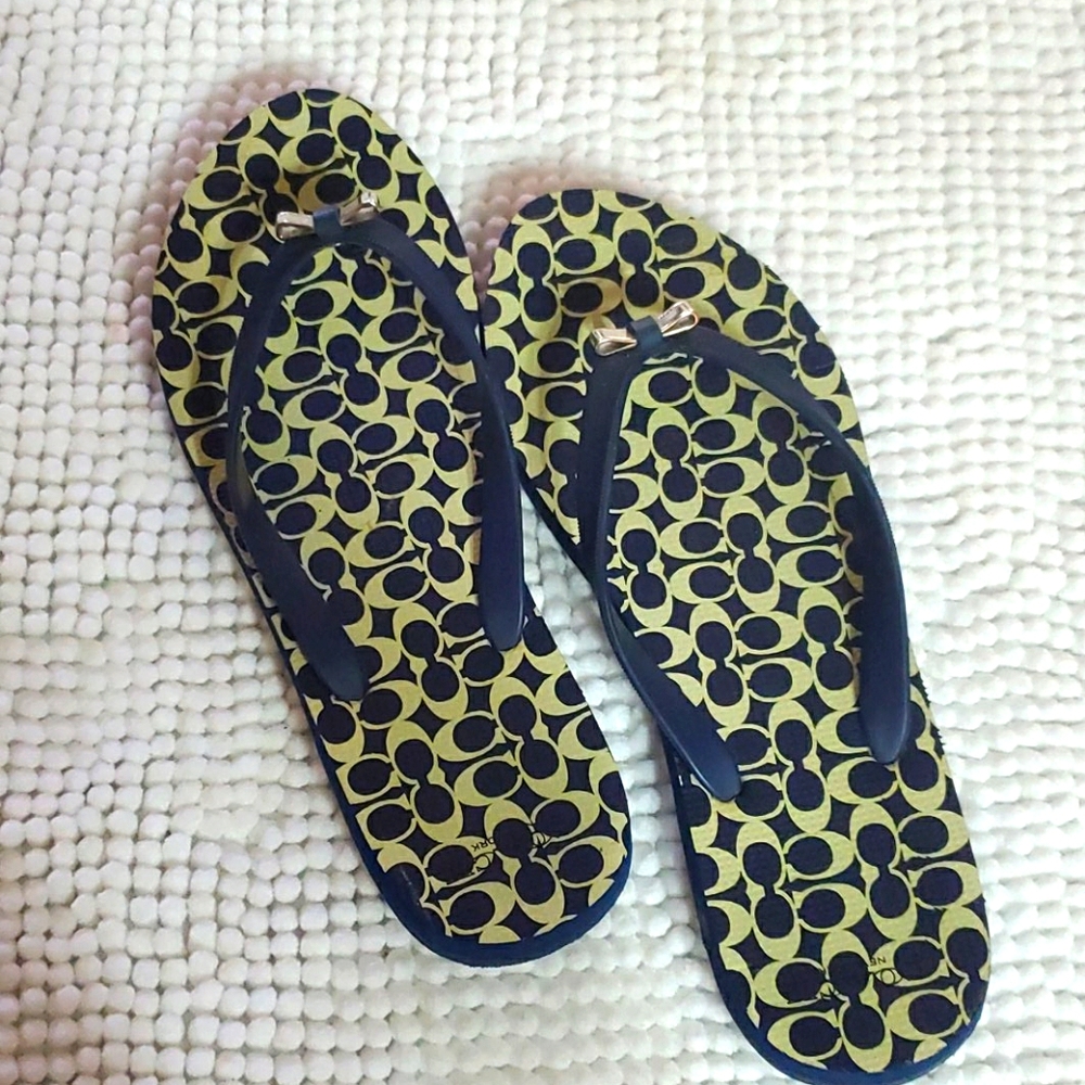 Coach Flip Flops